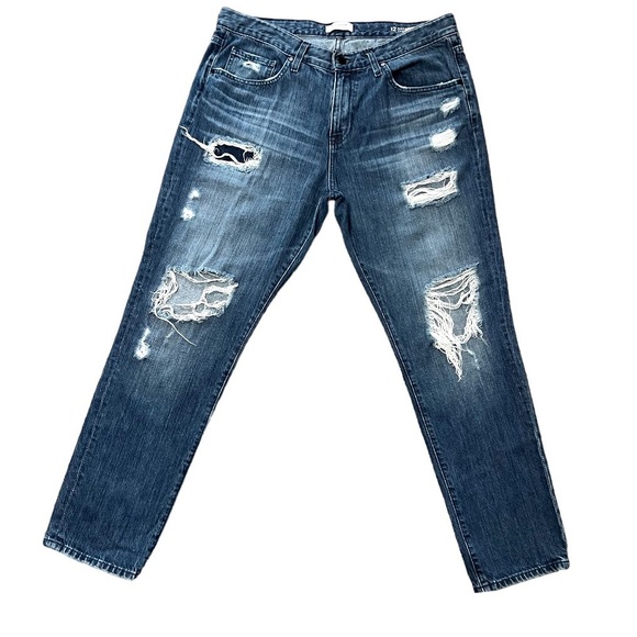 Big Star Distressed Skinny Jeans Billie Slim Slouch - Size 30 / 12 - Picture 3 of 12